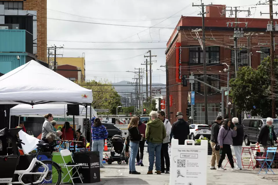 Community-led planning presentation slide